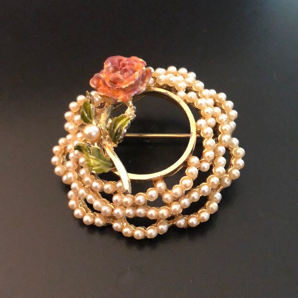 Vintage women’s brooch BSK